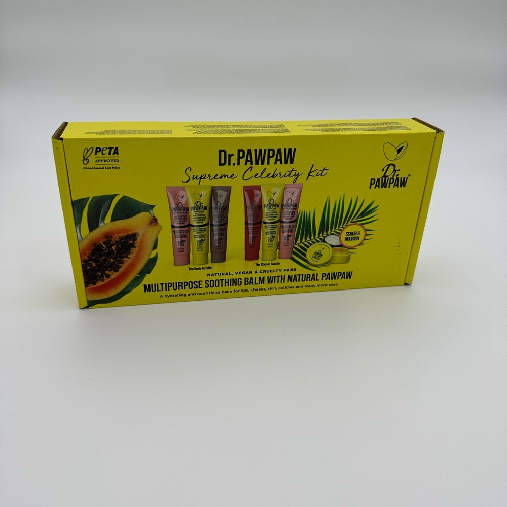 Dr. PawPaw Supreme Celebrity Kit - SIX .84 fl oz tubes + SCRUB - Picture 6 of 8